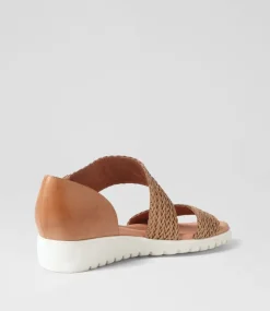 Malkie Biscuit Weave Leather Sandals