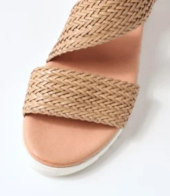 Malkie Biscuit Weave Leather Sandals