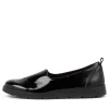 Marian W Black Patent Synthetic Loafers