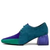 Marice Emerald Purple Leather Heels