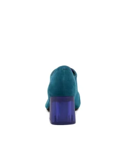 Marice Emerald Purple Leather Heels