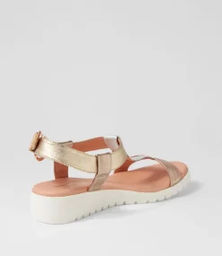 Marj Metallic Multi Leather Sandals
