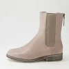 Martela Smoke Leather Chelsea Boots