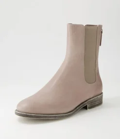 Martela Smoke Leather Chelsea Boots