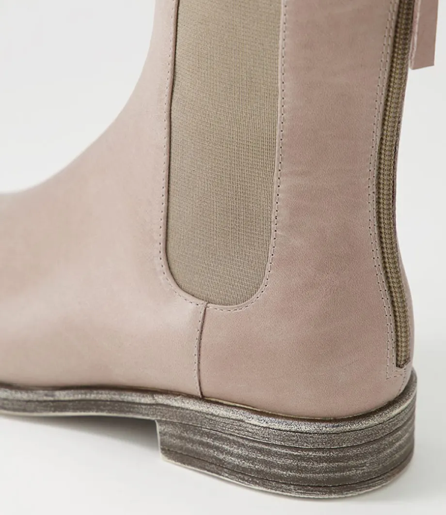 Martela Smoke Leather Chelsea Boots