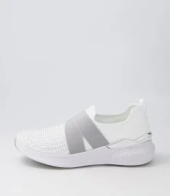 Maya 30 White Leather Sneakers