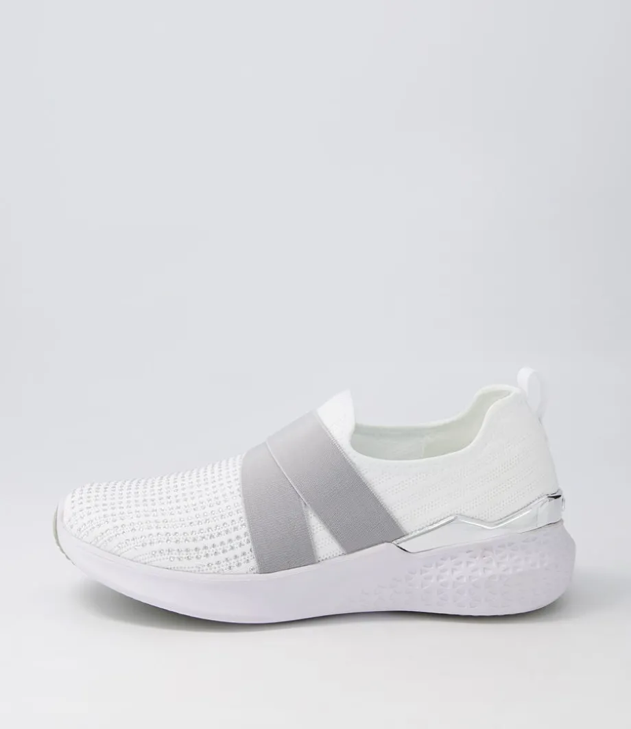Maya 30 White Leather Sneakers