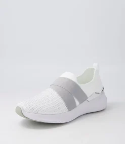 Maya 30 White Leather Sneakers