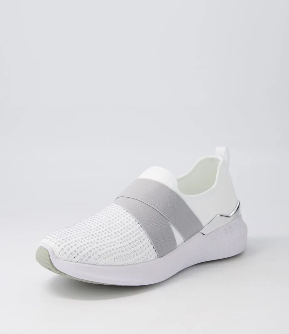 Maya 30 White Leather Sneakers