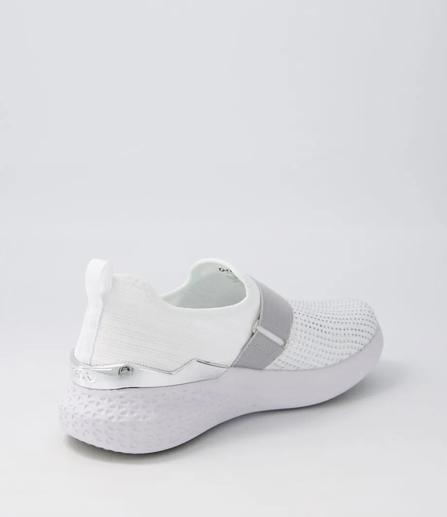 Maya 30 White Leather Sneakers