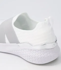 Maya 30 White Leather Sneakers