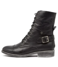 Mekhi Black Leather