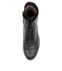 Mekhi Black Leather