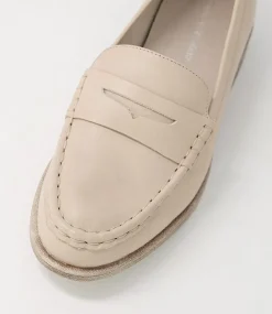 Messina Almond Leather Loafers