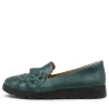 Miless W Emerald Leather Loafers