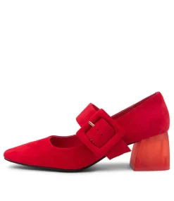 Milsom Red Suede Heels