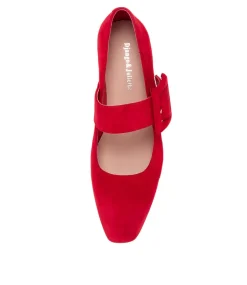 Milsom Red Suede Heels