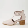 Murvin Pale Pink Leather Heels
