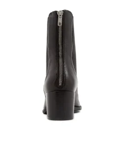 Mycah Black Leather Chelsea Boots Bh