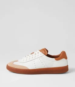 Mysti Off White Tan Multi Sneakers
