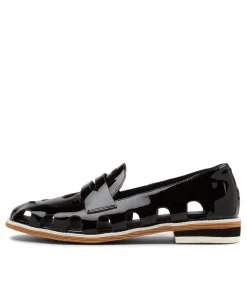 Nalwa Black Patent Leather Loafers