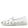 Nalwa White Patent Leather Loafers