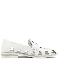 Nalwa White Patent Leather Loafers
