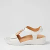 Navvon Xw White Leather Sandals