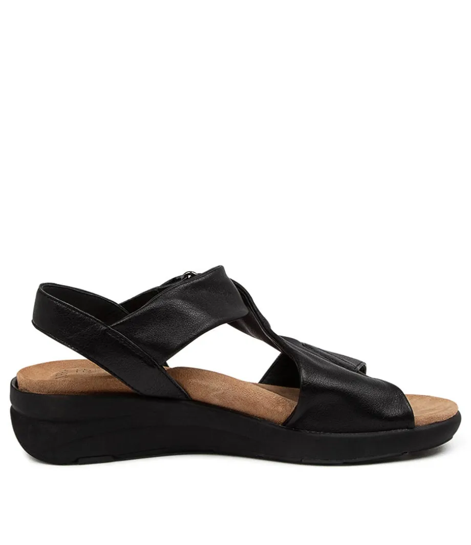 Nazly Xw Black-Black Leat