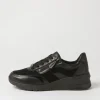Neapel 14 Schwarz Leather Suede Sneakers