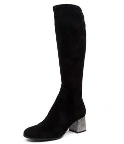 Nething Dj Black Pewter He Stretch Microsuede