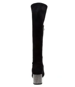Nething Dj Black Pewter He Stretch Microsuede