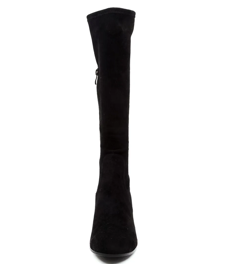 Nething Dj Black Pewter He Stretch Microsuede