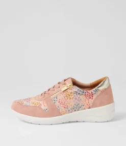 Newton W Rose Pink Leopard Multi Sneakers