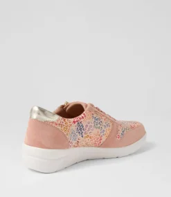 Newton W Rose Pink Leopard Multi Sneakers