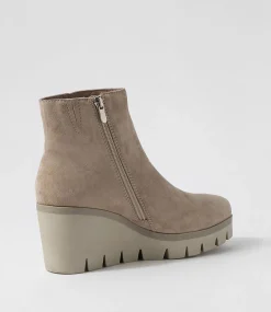 Nish Misty Suede Ankle Boots