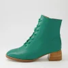 Nocal Emerald Leather Lace Up Boots