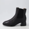 Noyce Black Leather Chelsea Boots