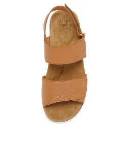 Nyle Xw Tan Leather Sandals
