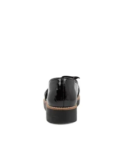 Oclem Black Patent Leather Shoes Black Sole