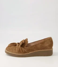 Oclem Light Choc Suede Loafers