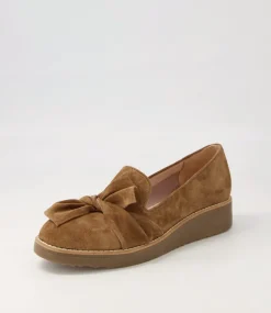 Oclem Light Choc Suede Loafers