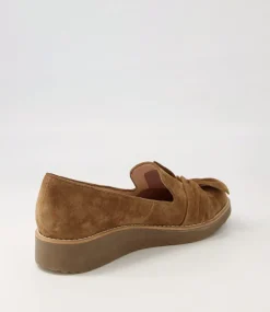 Oclem Light Choc Suede Loafers