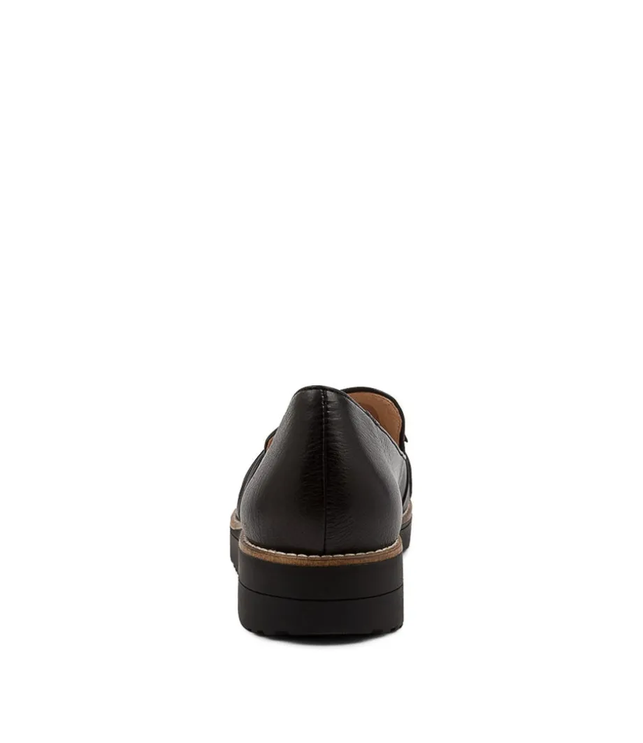 Oclem Lrg Black Leather