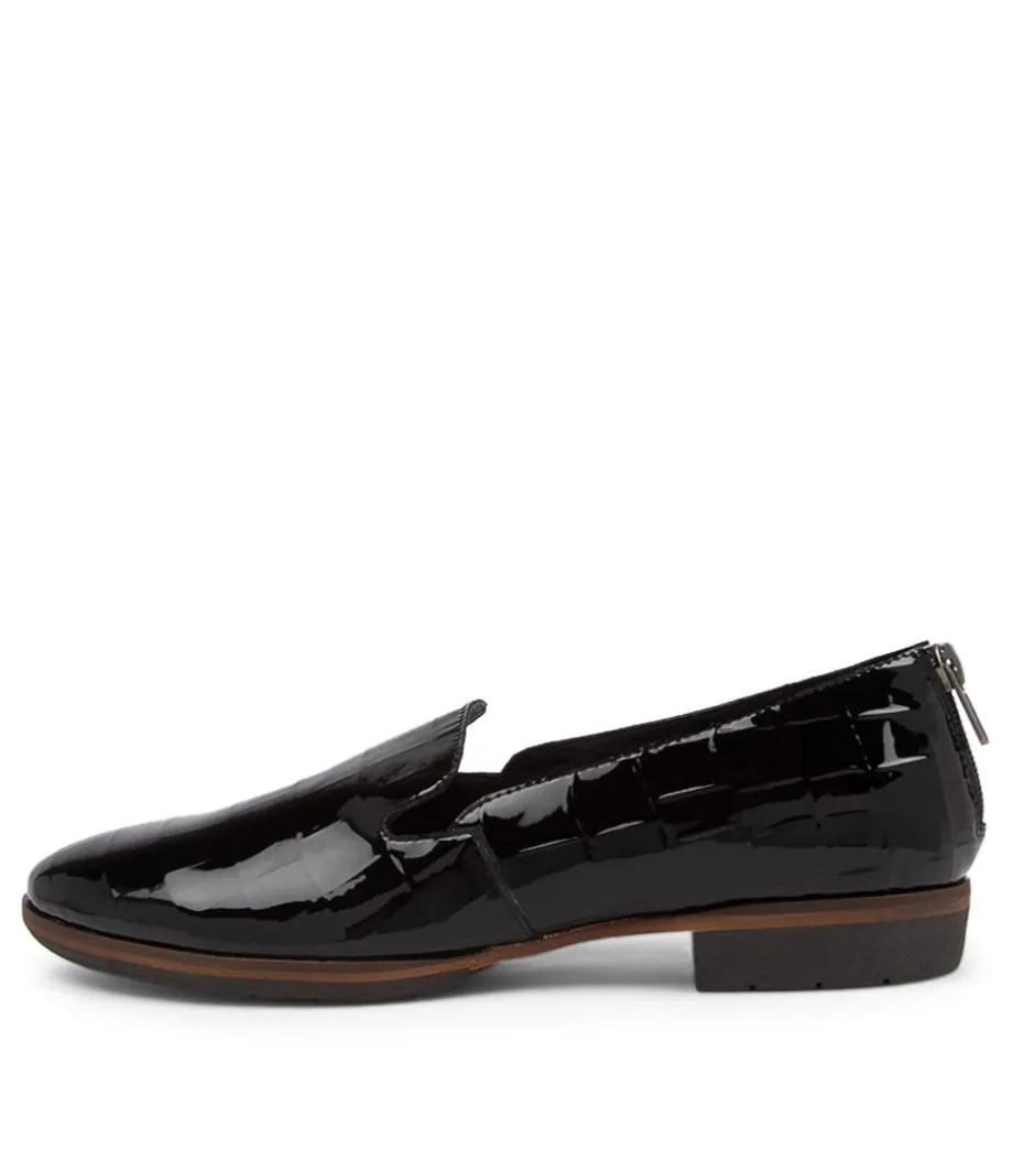 Odai Black Patent Leather Loafers