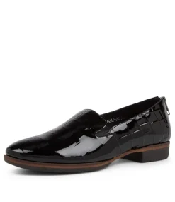 Odai Black Patent Leather Loafers