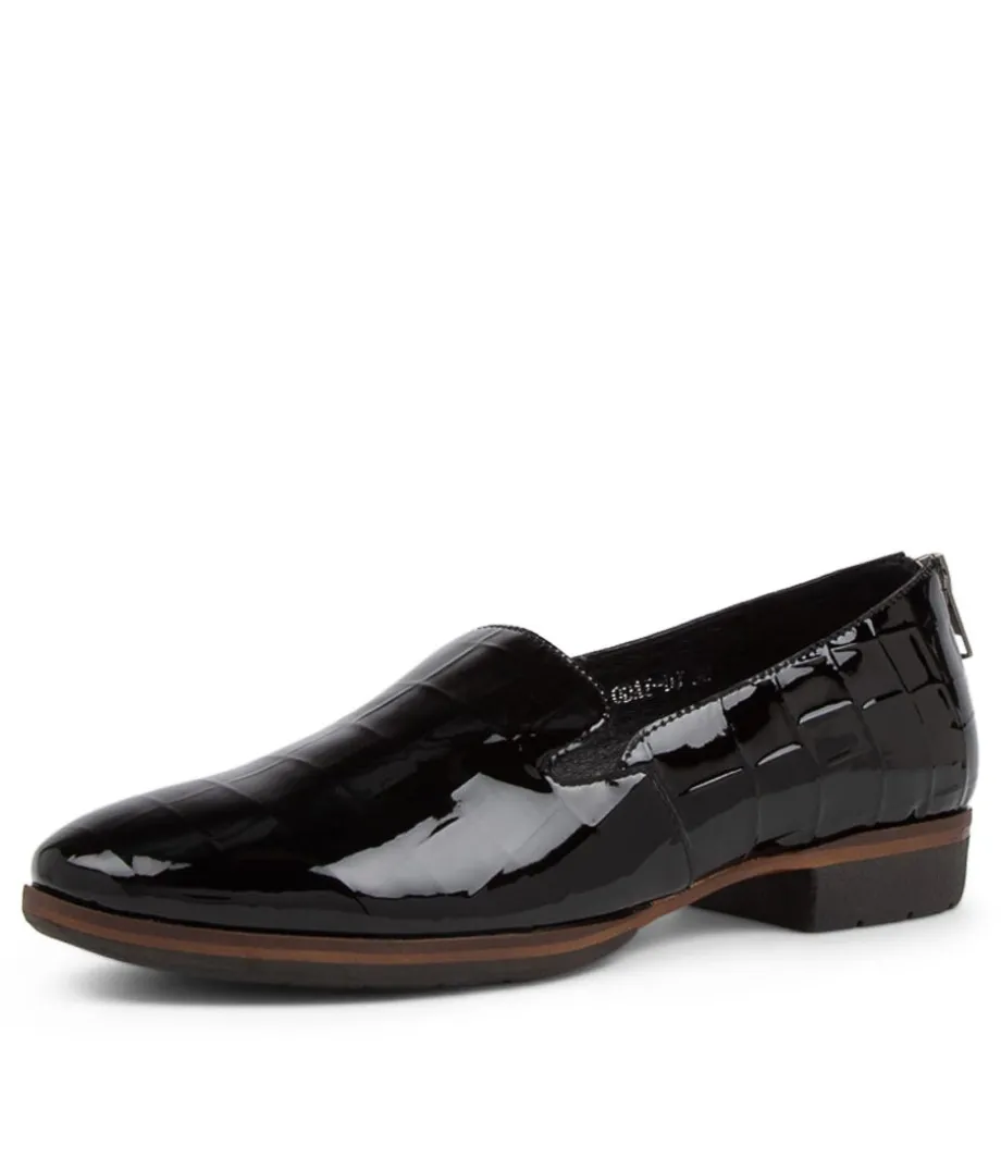Odai Black Patent Leather Loafers