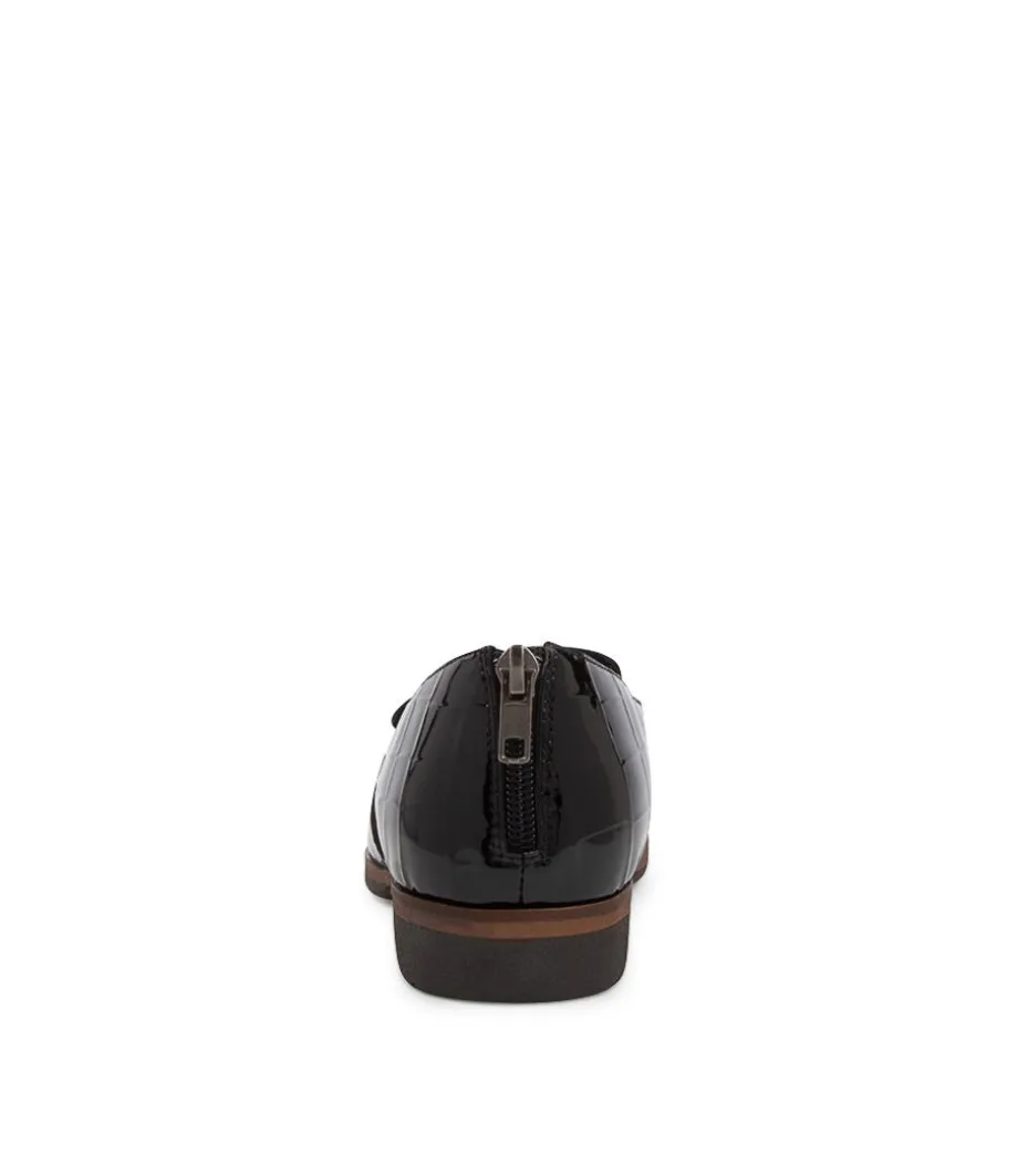 Odai Black Patent Leather Loafers