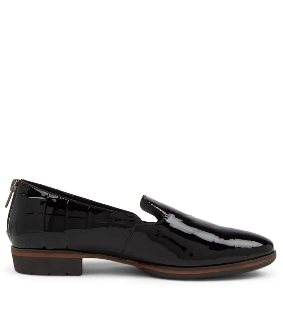 Odai Black Patent Leather Loafers
