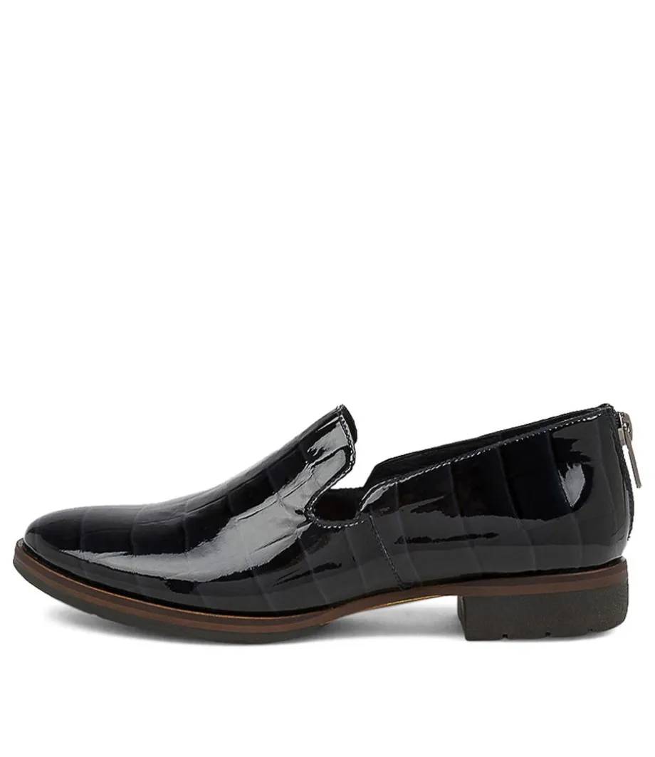 Odai Navy Patent Leather Loafers